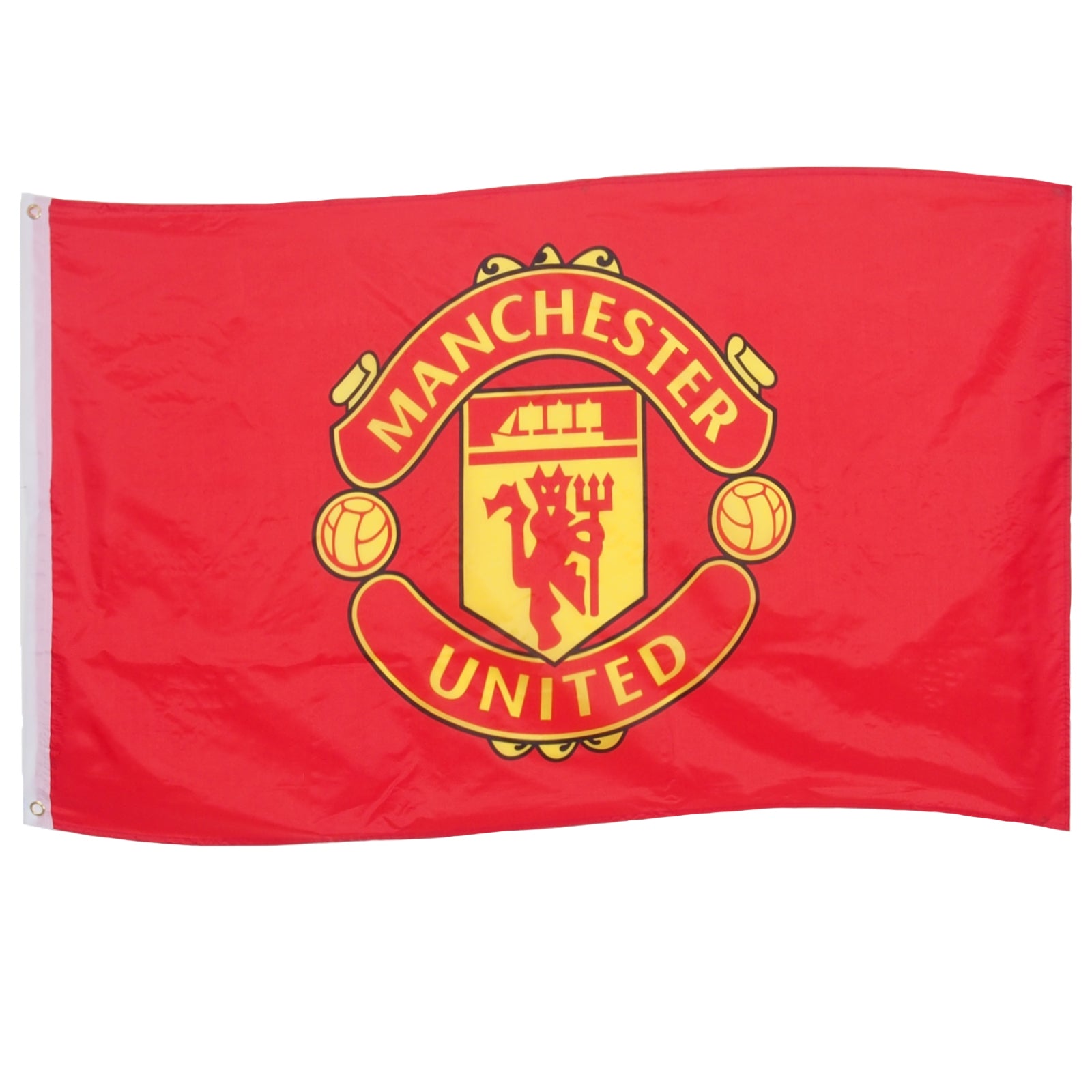 Manchester United 5ft x 3ft flag in red with club crest