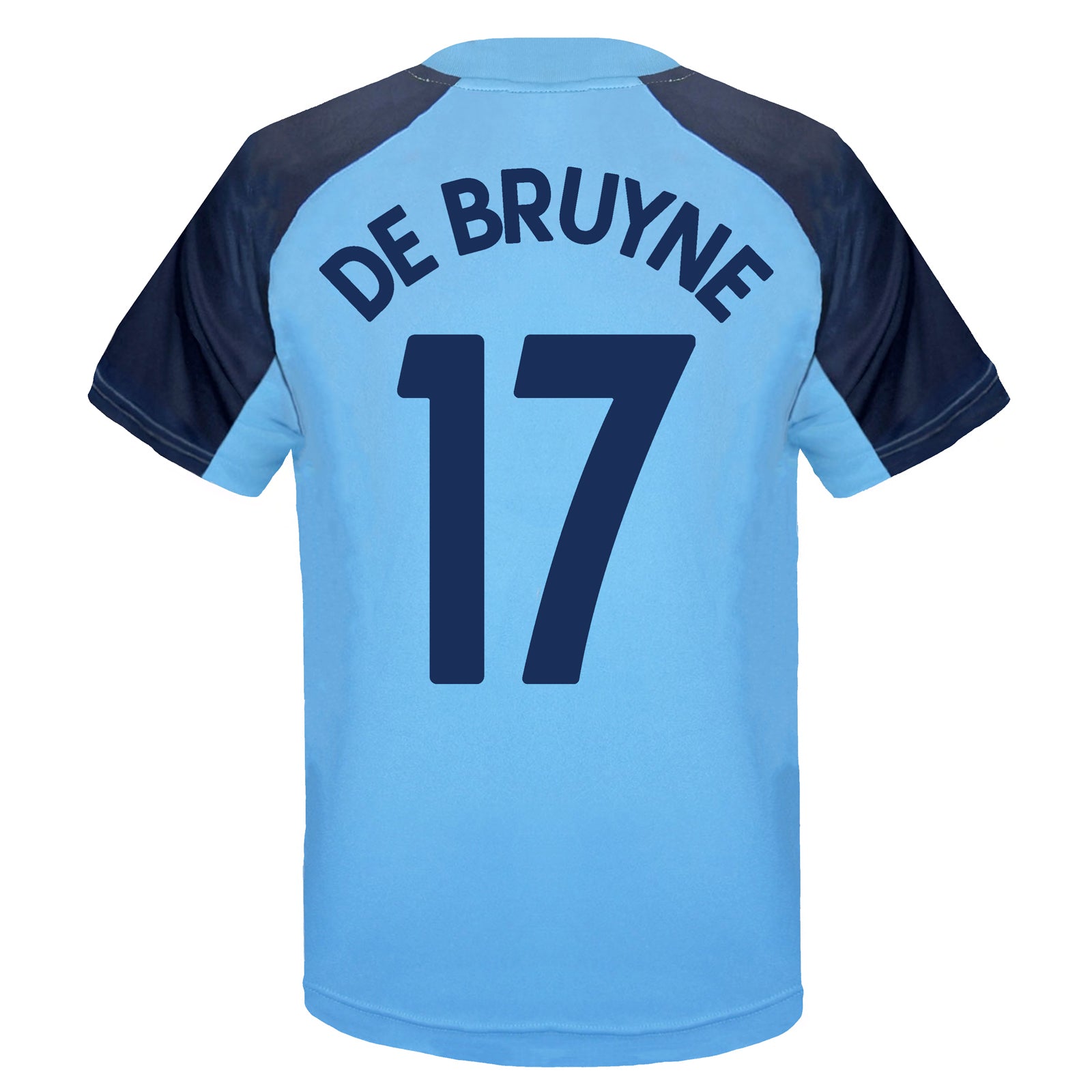 Man City kids T-shirt in sky blue with club crest to chest
