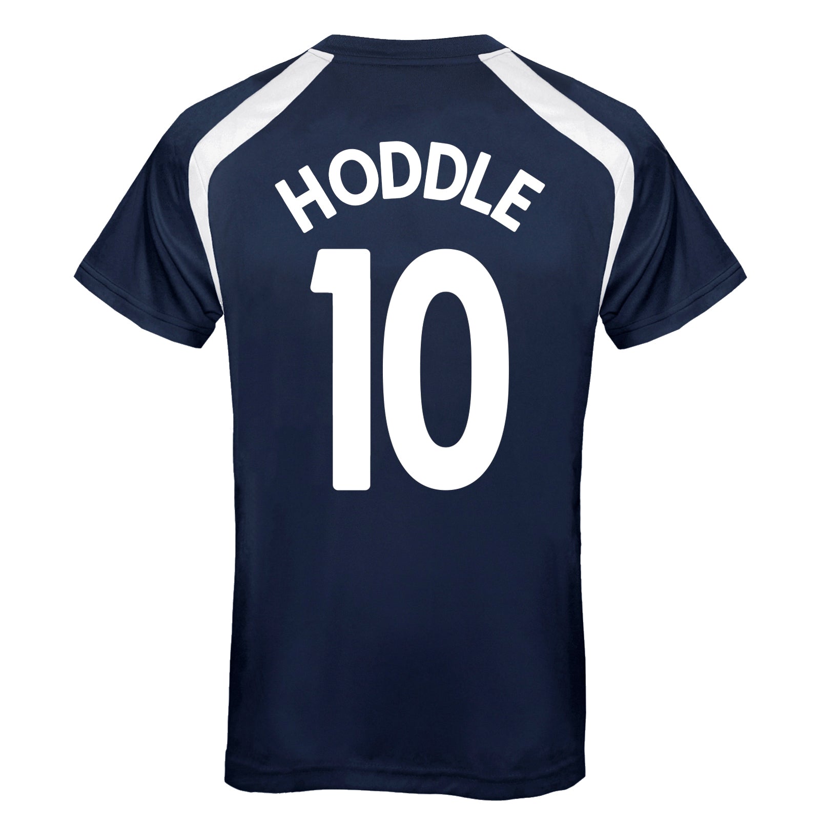 Spurs adults poly T-shirt in navy blue with club crest to chest