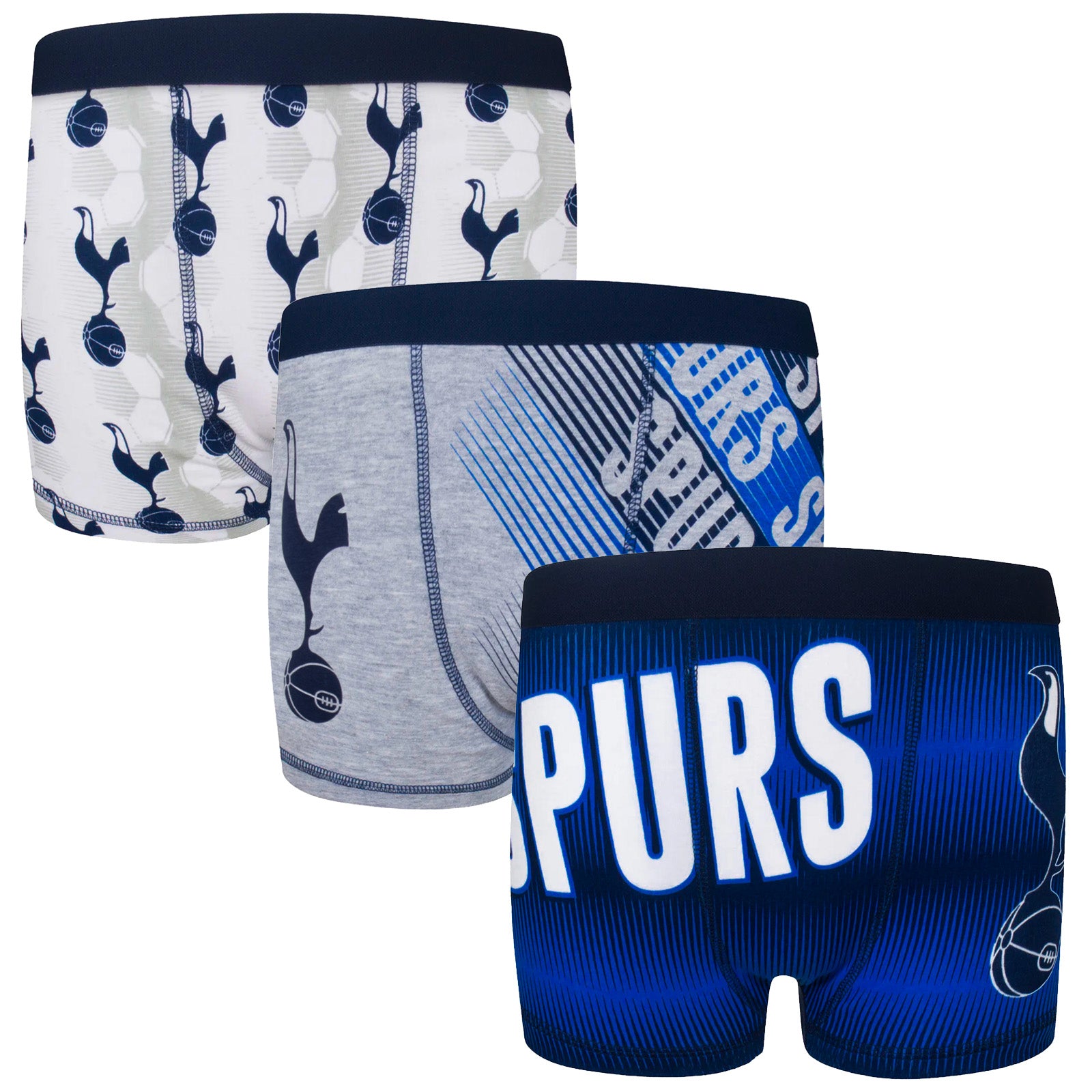 Spurs boxer shorts for boys in multi colours