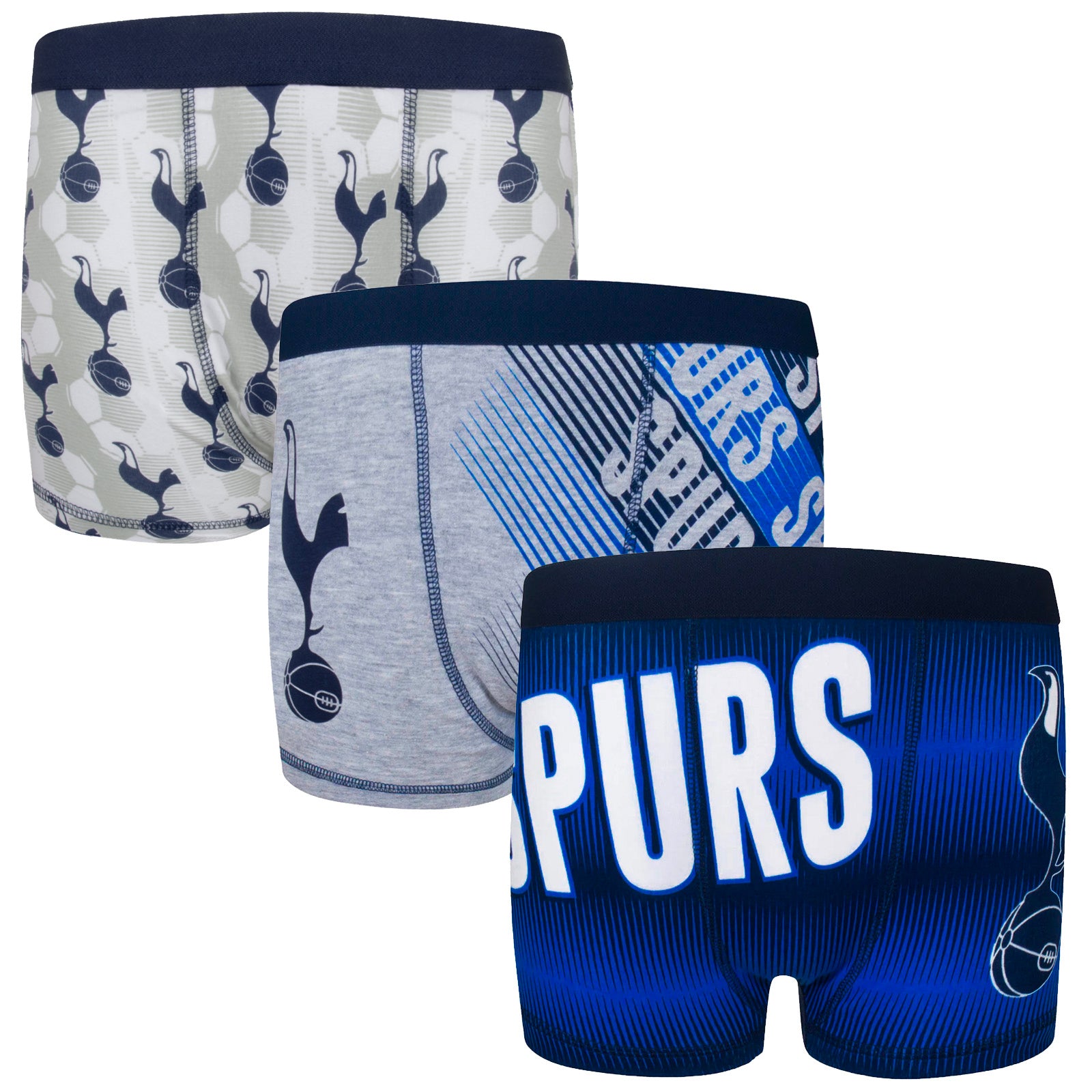 Spurs boxer shorts for boys in multi colours