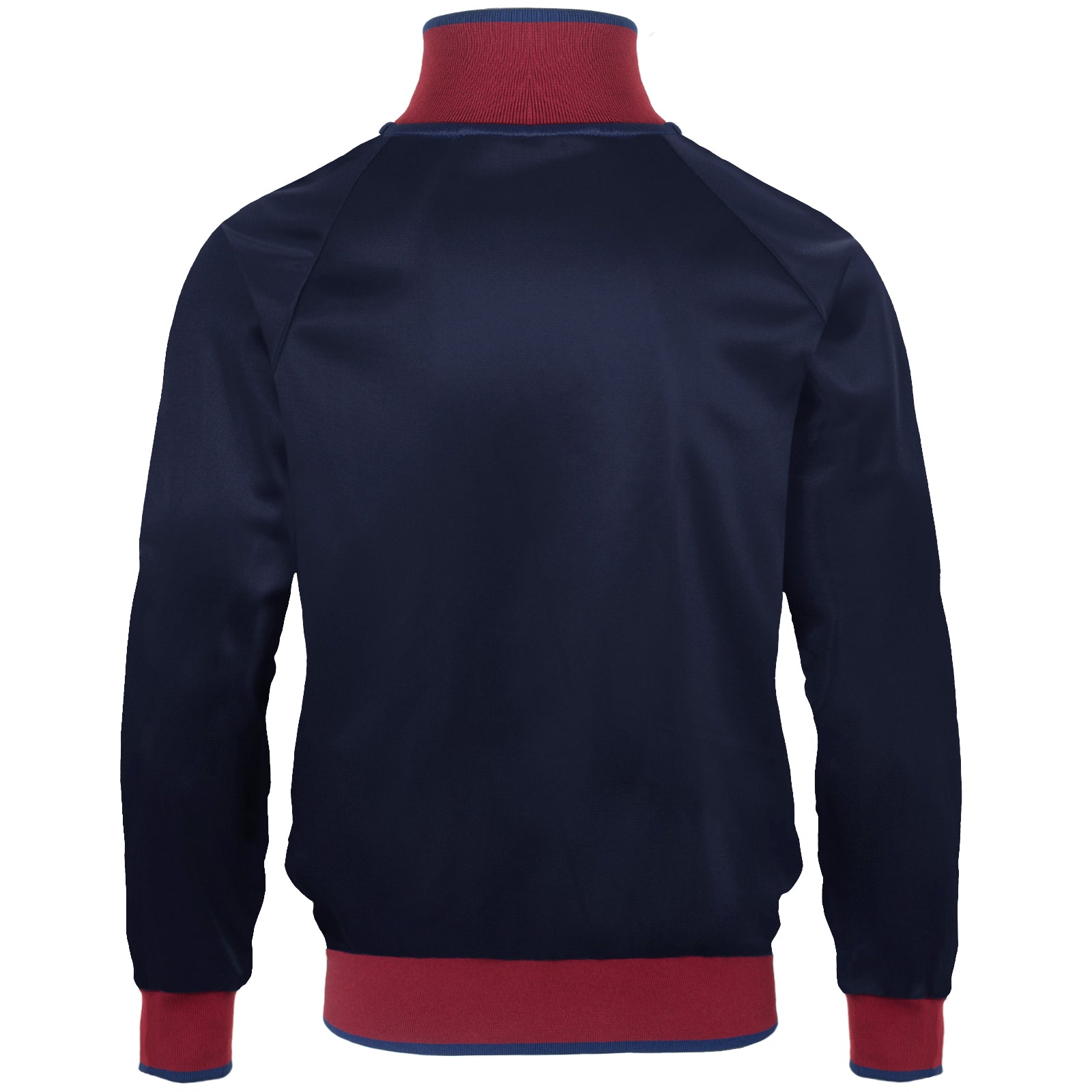West Ham kids retro track jacket in navy blue with club crest to chest.