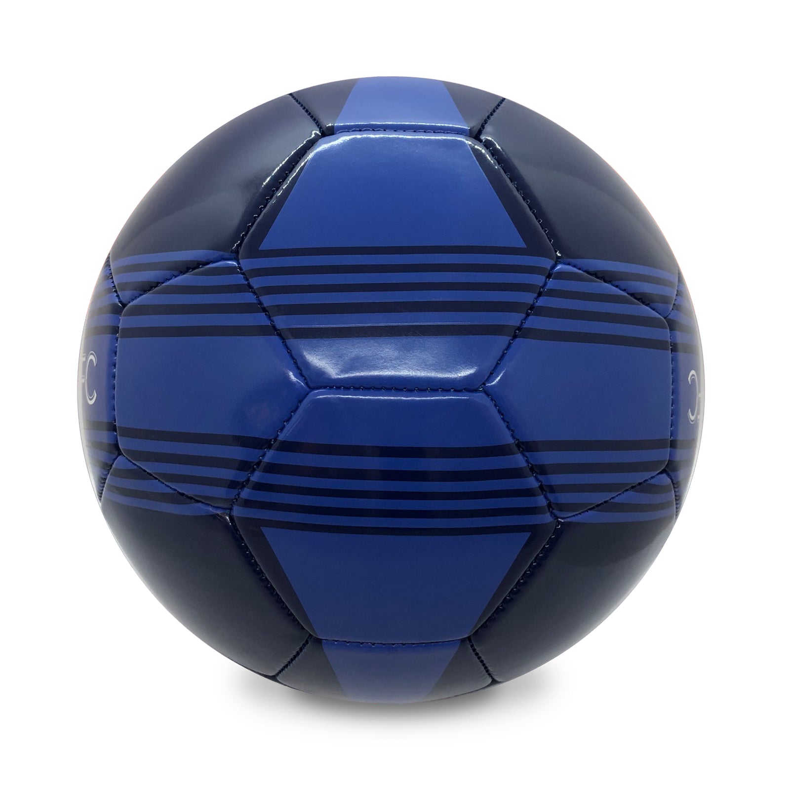 Chelsea size 4 blue football with CFC crests & text.