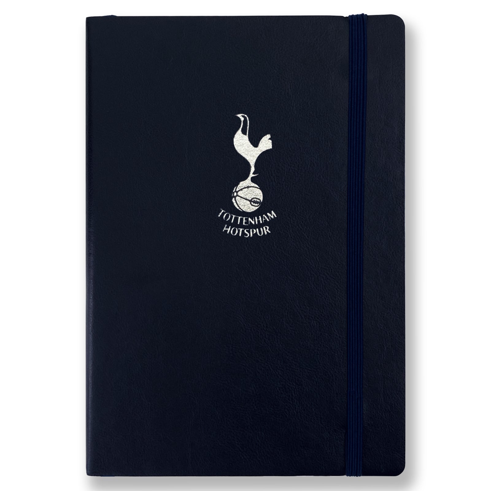 Spurs notebook & pen in navy with silver foil crest in club design gift box.