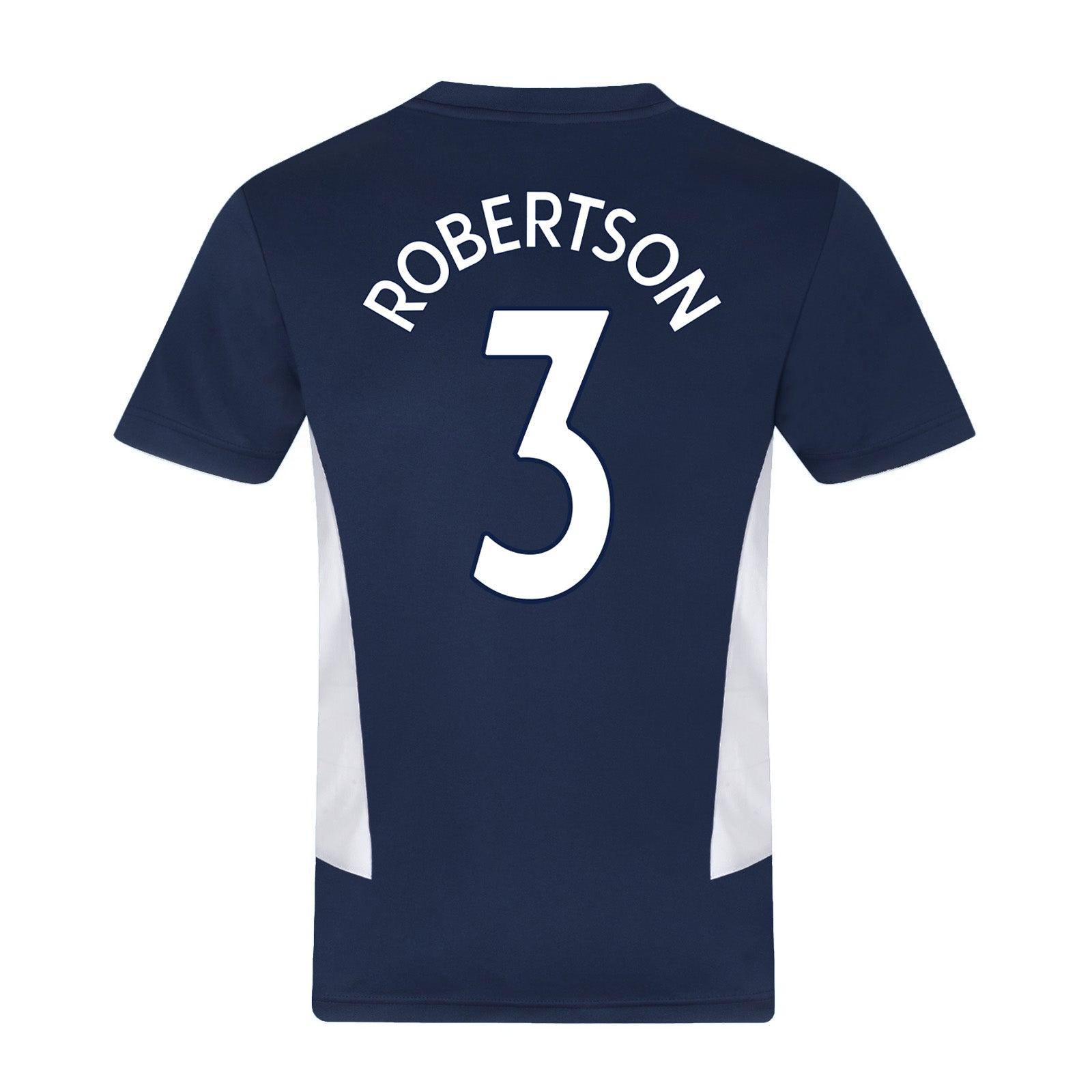 Scotland FA kids polyester T-shirt in navy blue with woven crest to chest.