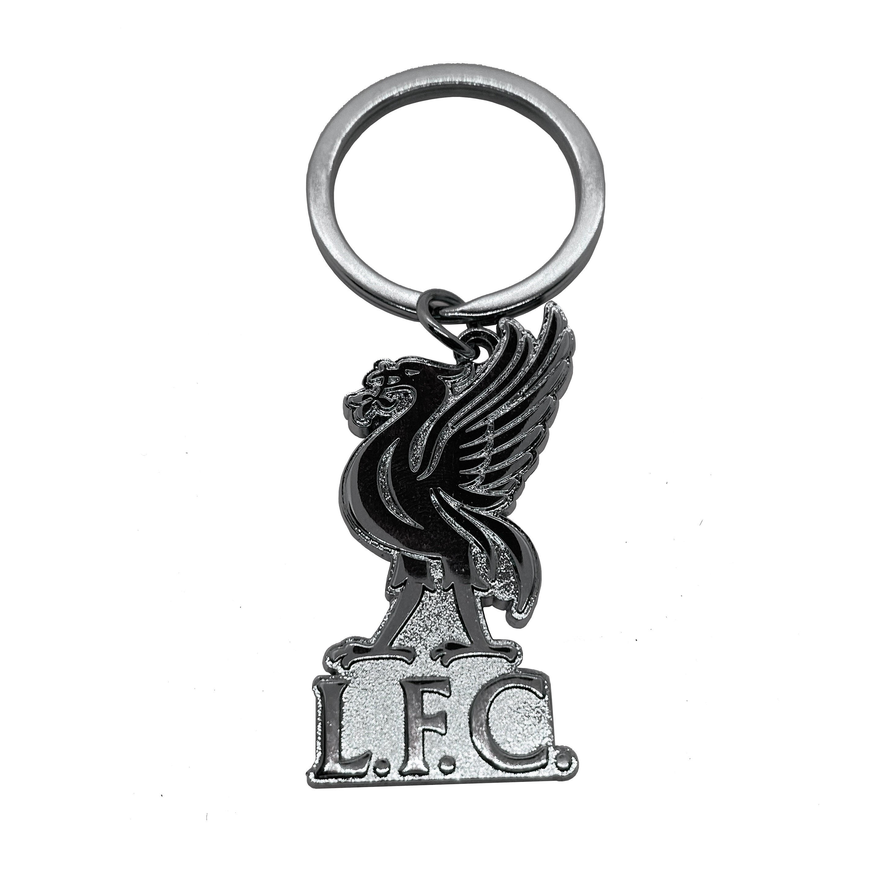 Liverpool pen and keyring set in silver with club crest in club design gift box