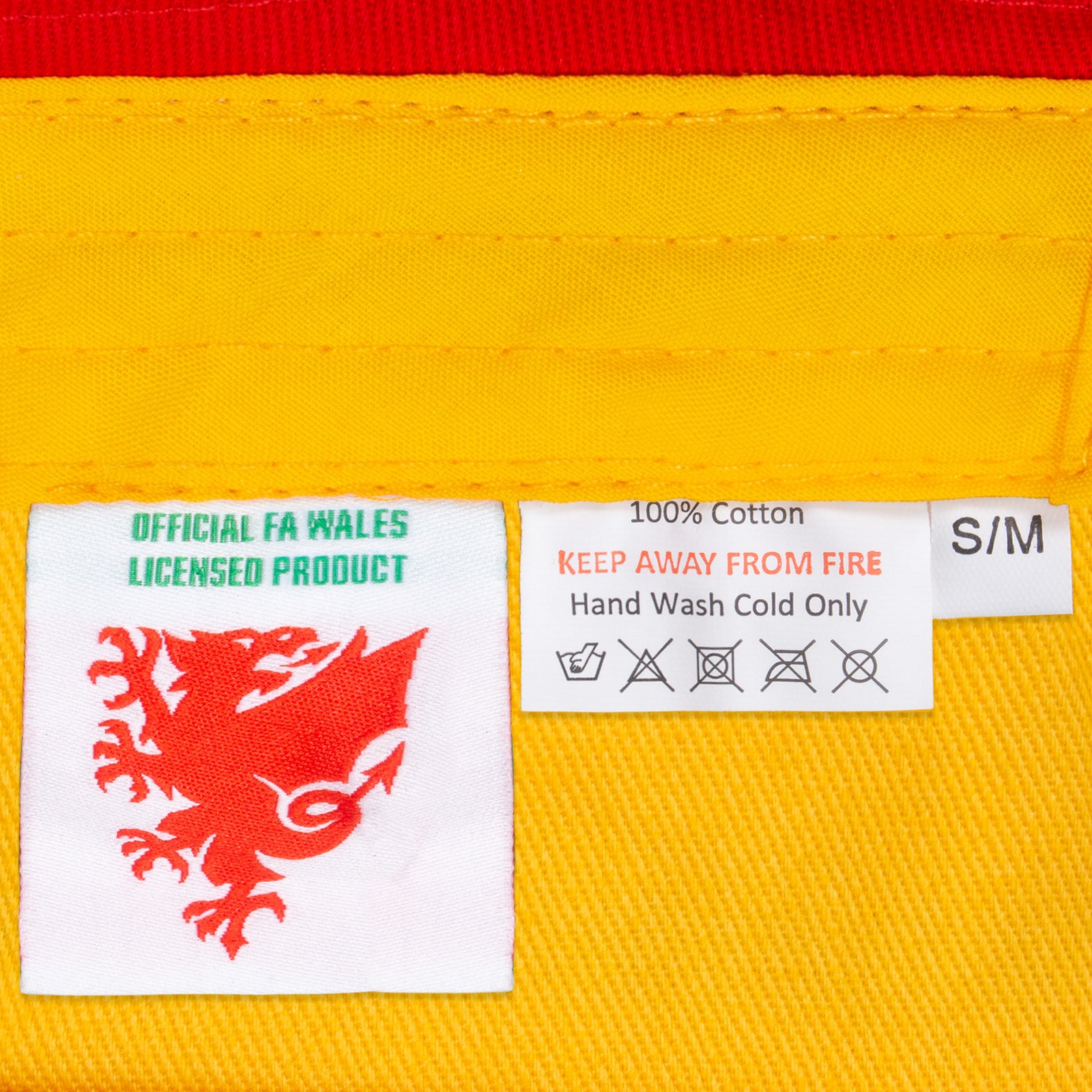 Wales bucket hat in red, yellow & green