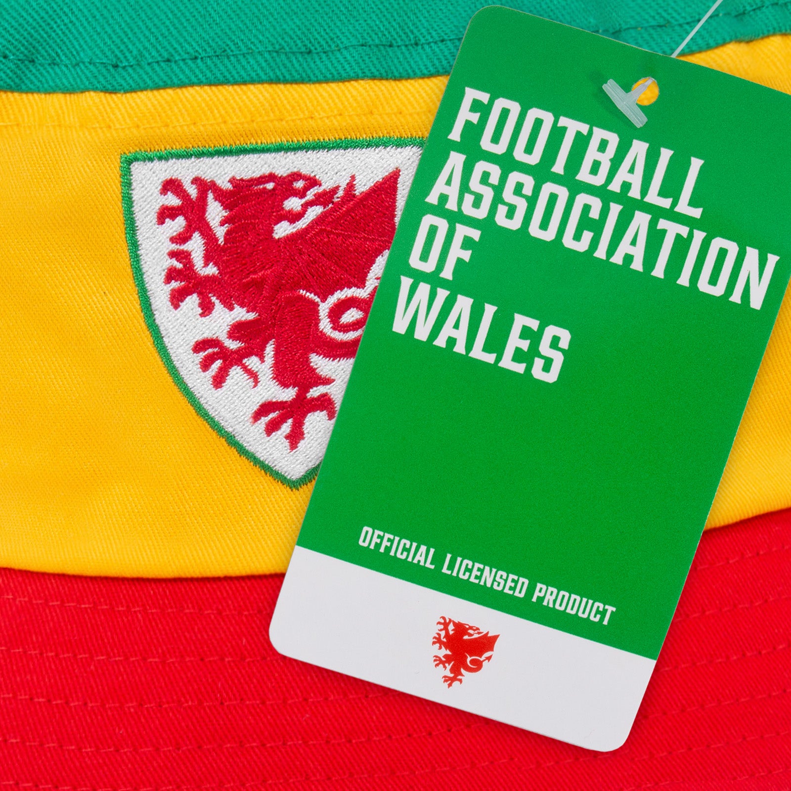 Wales bucket hat in red, yellow & green