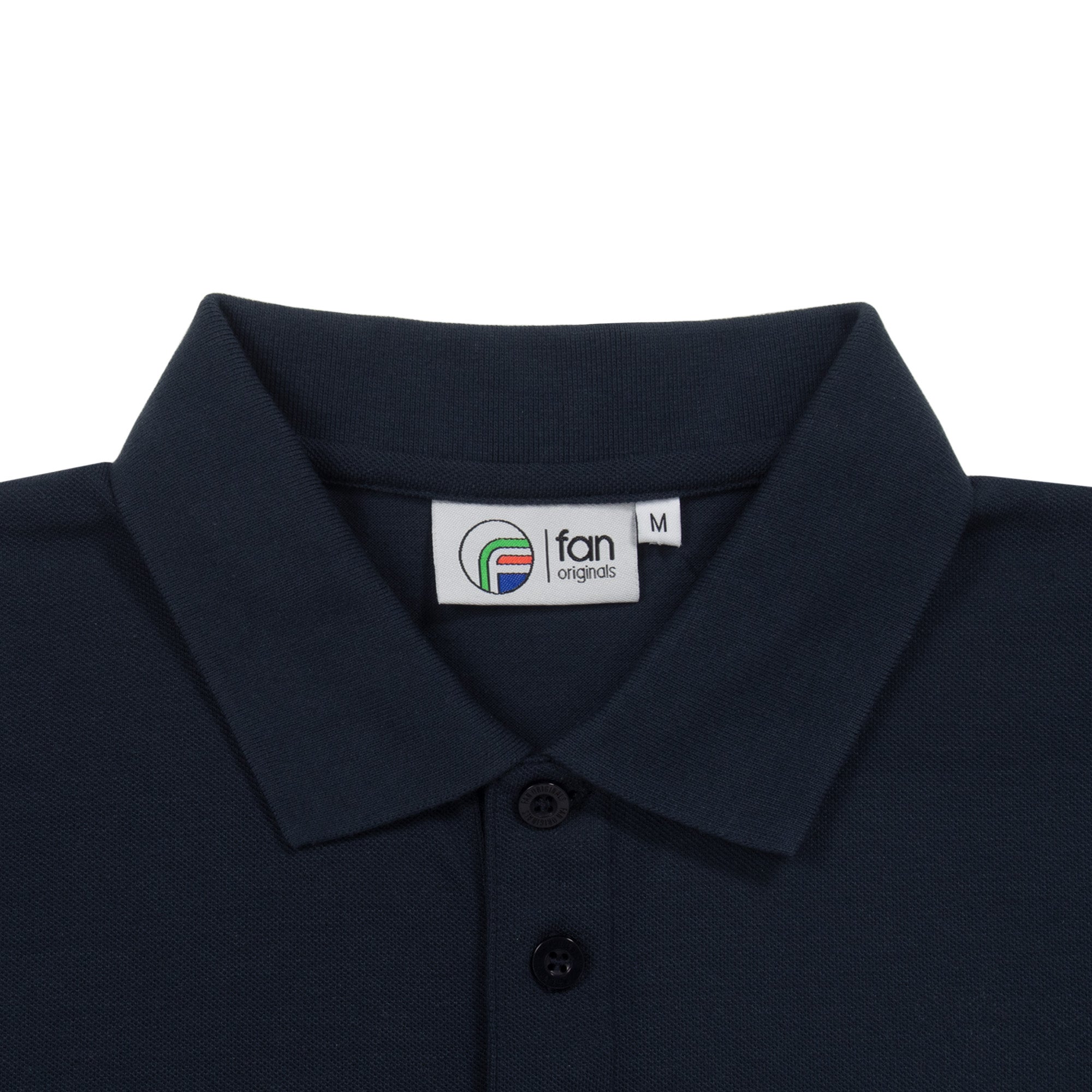 United polo shirt in navy with Wembley 58 crest