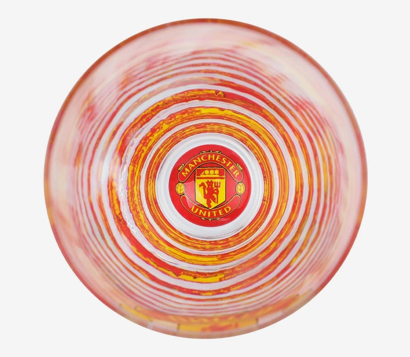Manchester United Schooner in Quality Glass
