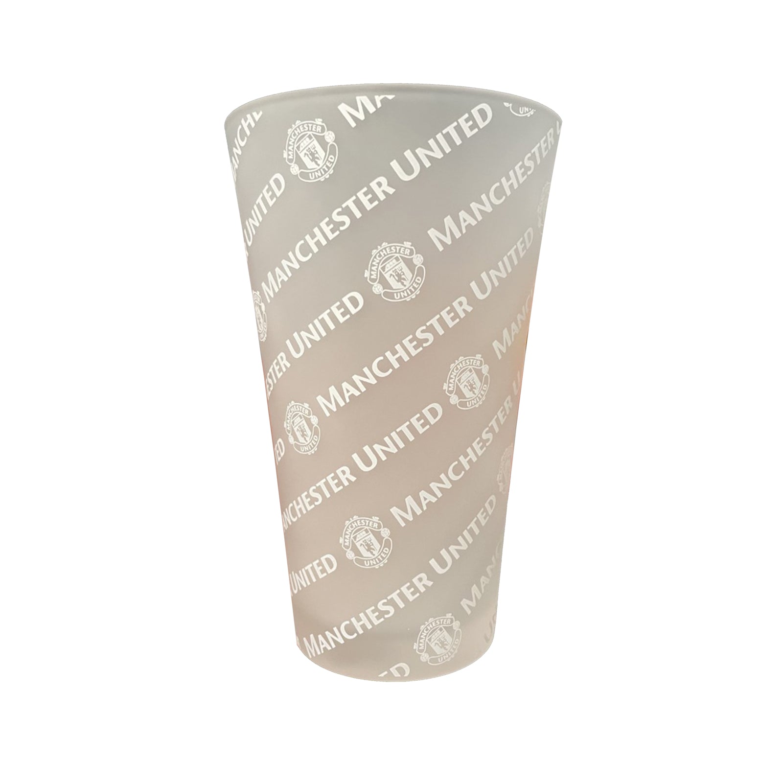 Manchester United Tumbler in Frosted Glass