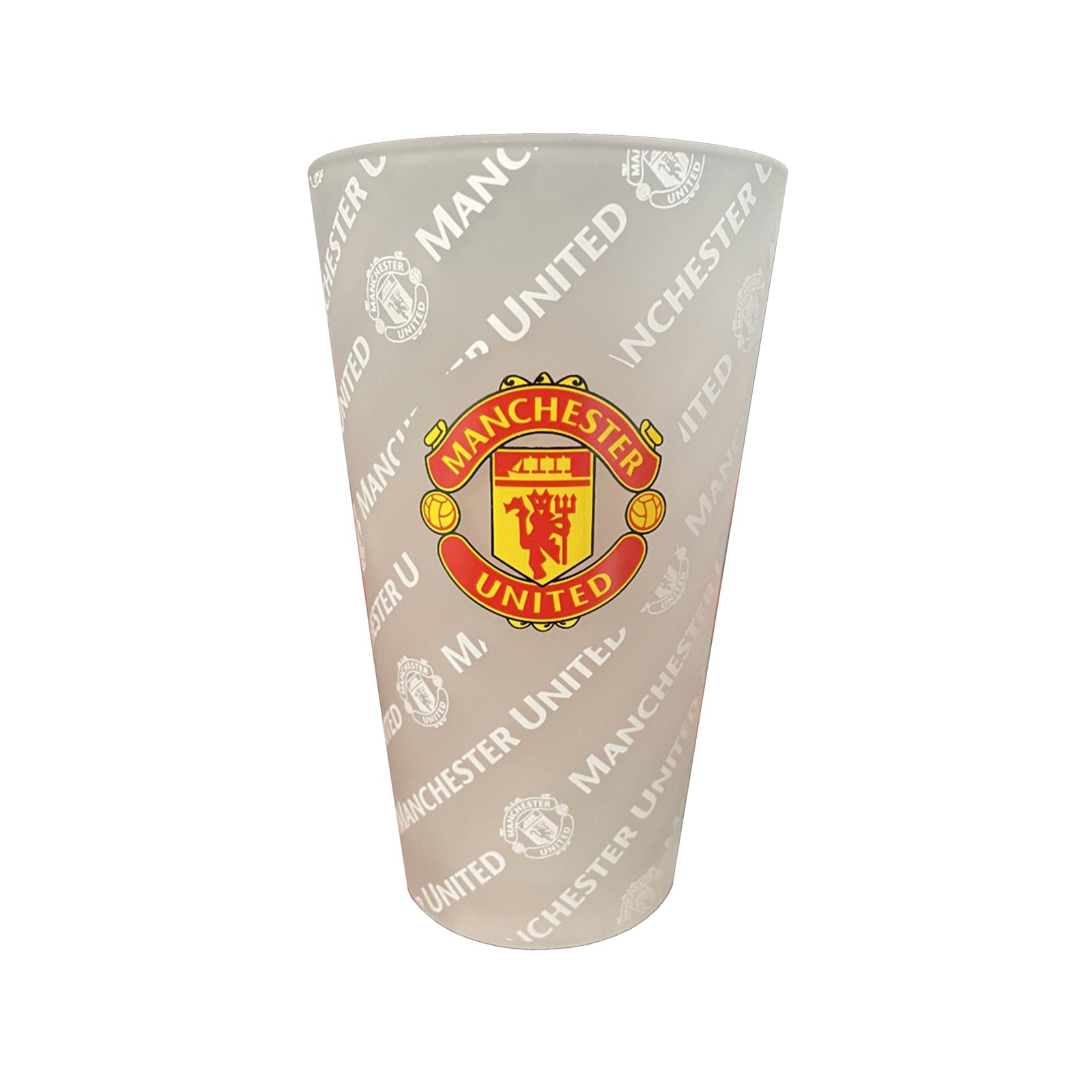 Manchester United Tumbler in Frosted Glass