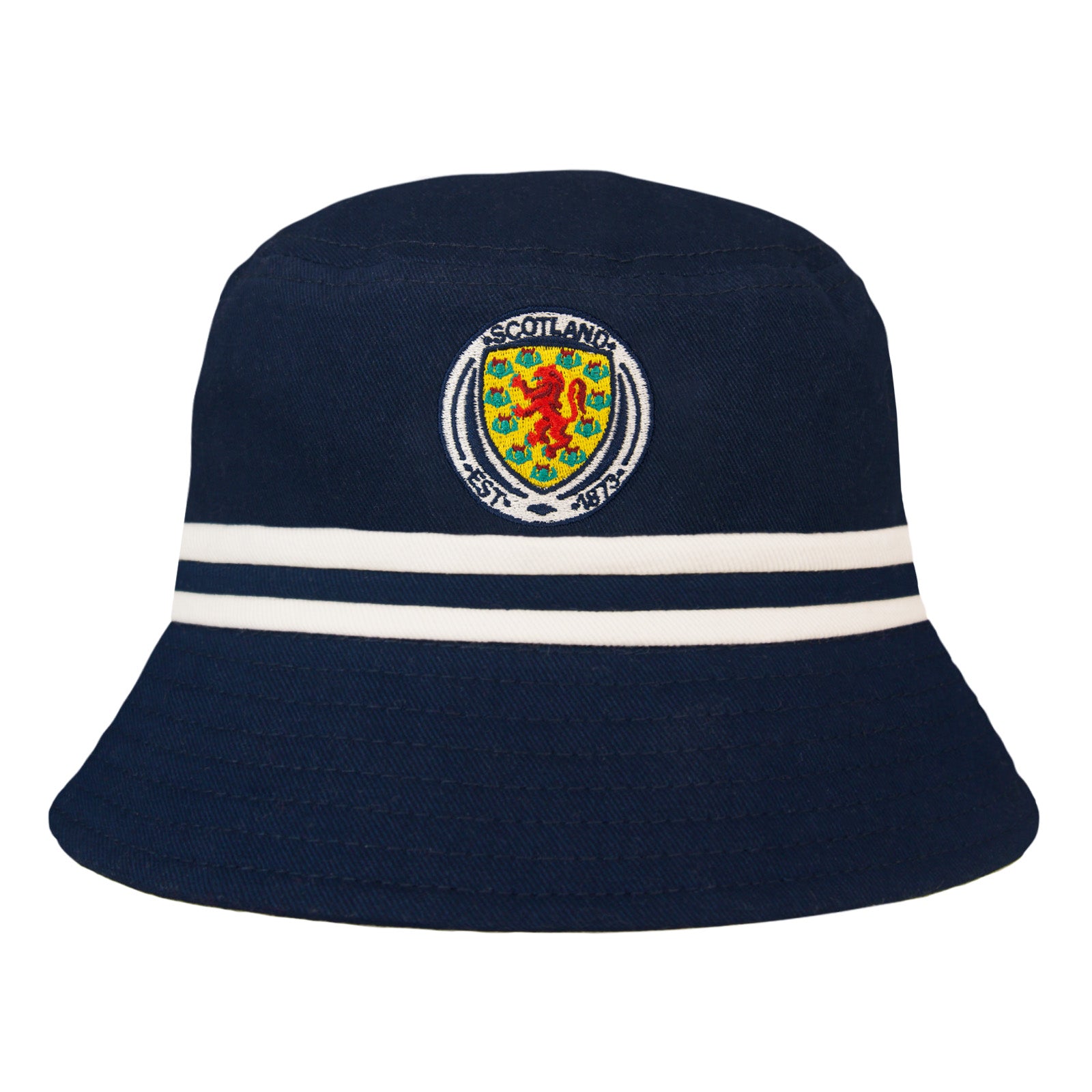 Scotland 2 pack bucket hat in navy blue & multi 1990 third shirt colours