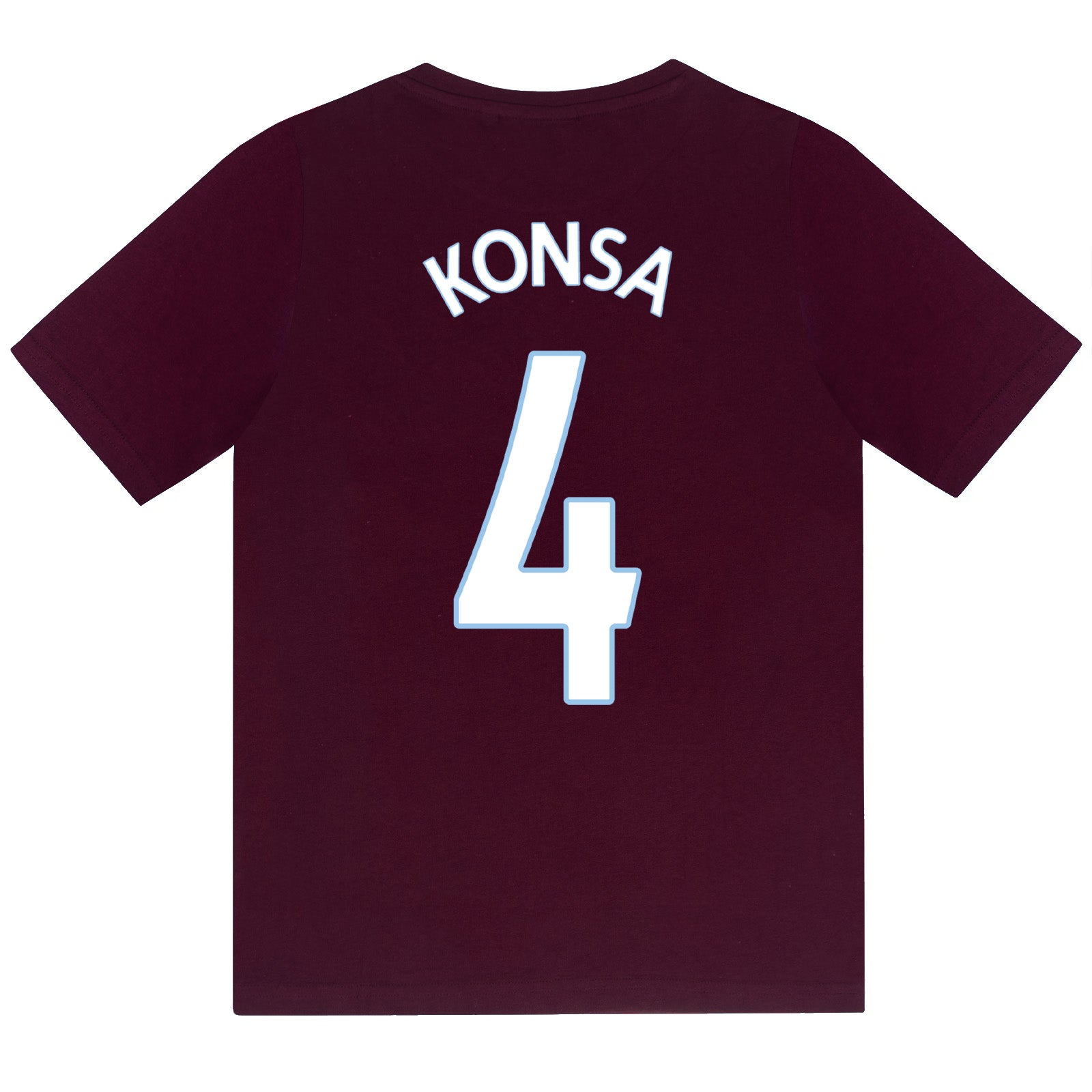 Aston Villa short pyjamas for kids in claret