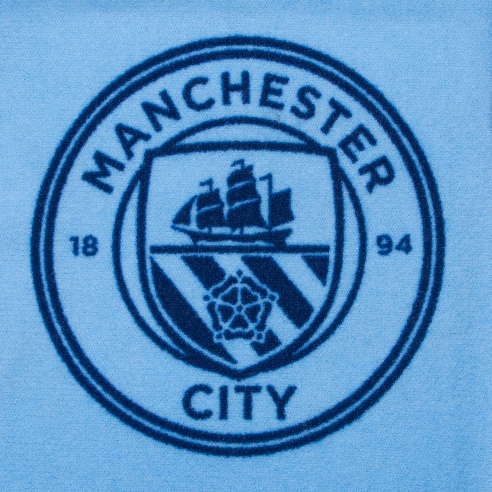 Man City lounge pants in sky blue with all over MCFC crest print.