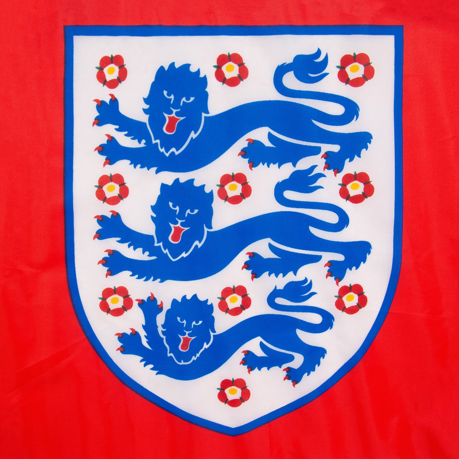 England football 2pk car flag in red with England crest to the centre