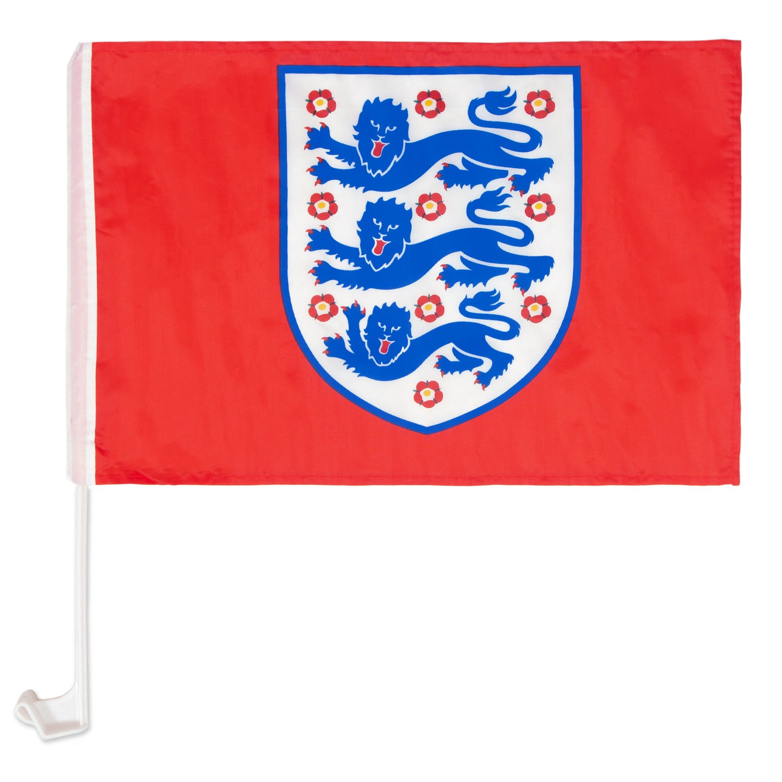 England football car flags in red with England crest to the centre
