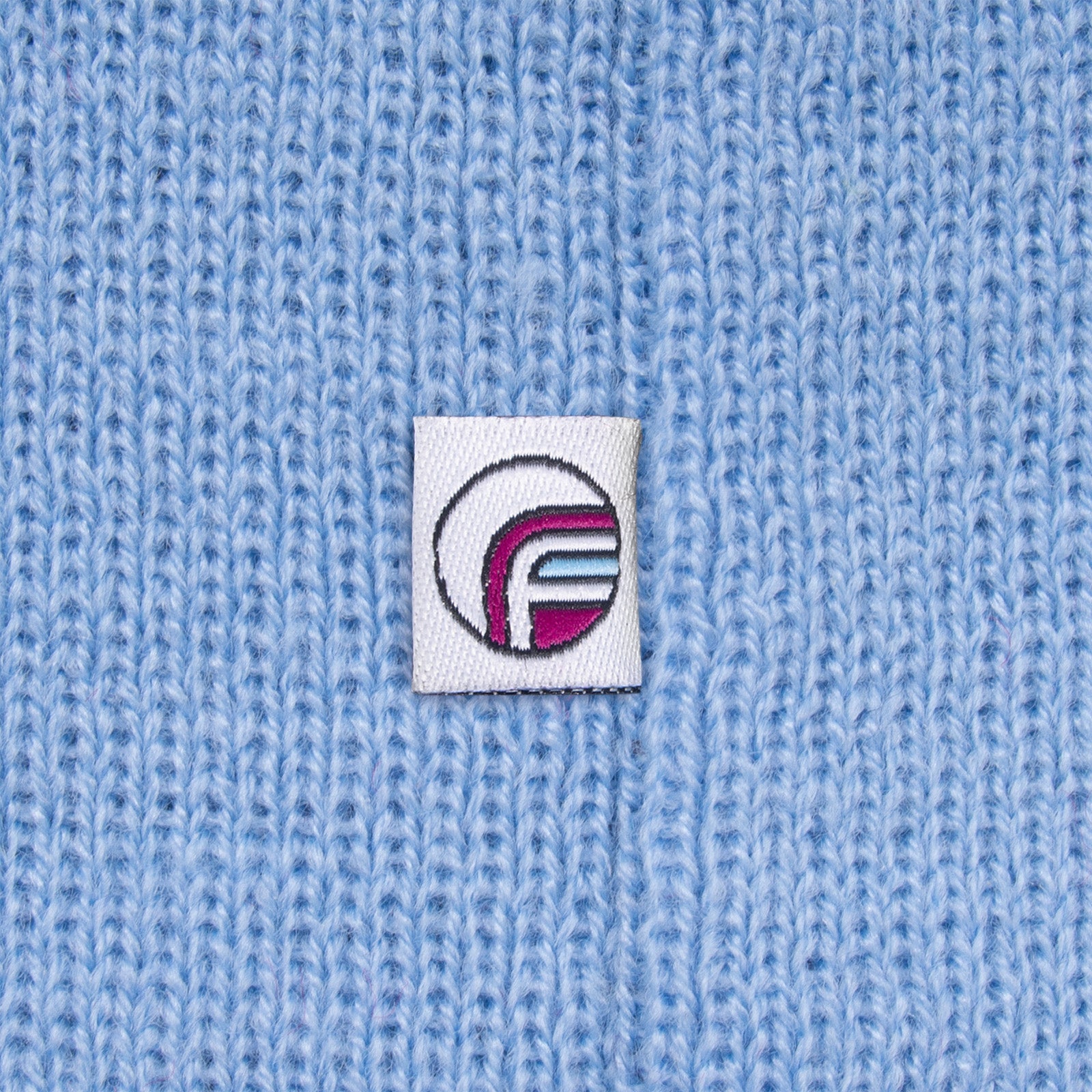West Ham retro knitted bobble hat in claret & blue.
