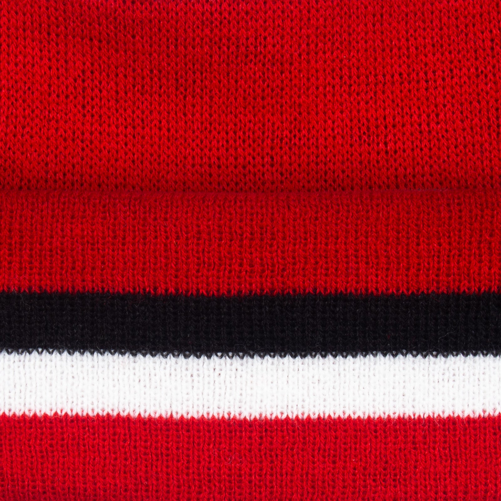 Nottingham Forest retro knitted bobble hat in red 1994 colours