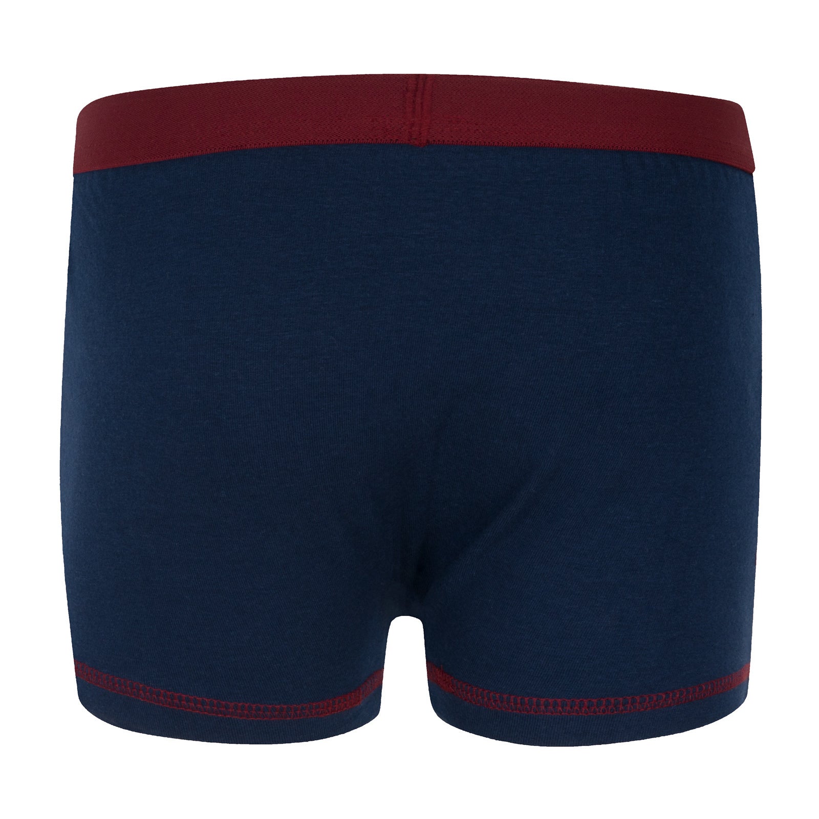 West Ham boxer shorts for boys in navy, claret and blue