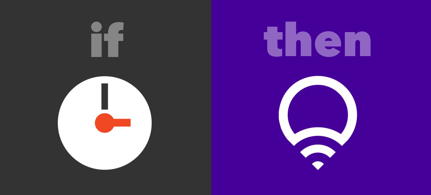 IFTTT Recipe: Fade lights to warm white at 6pm connects date-time to lifx