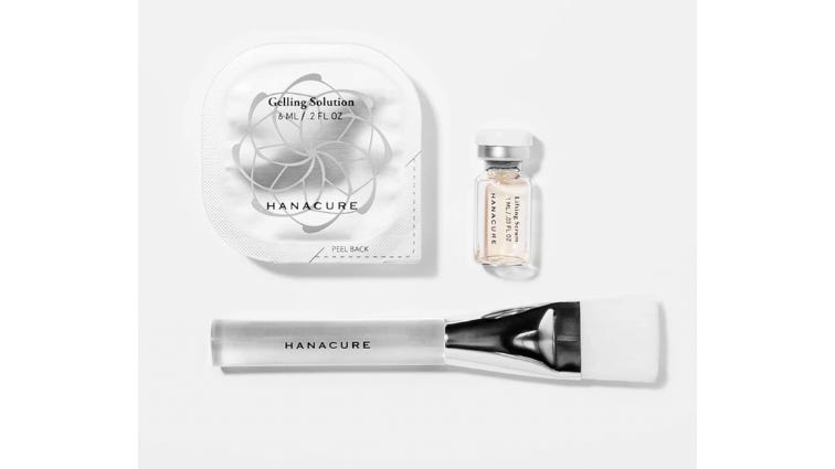Hanacure mask set with brush applicator