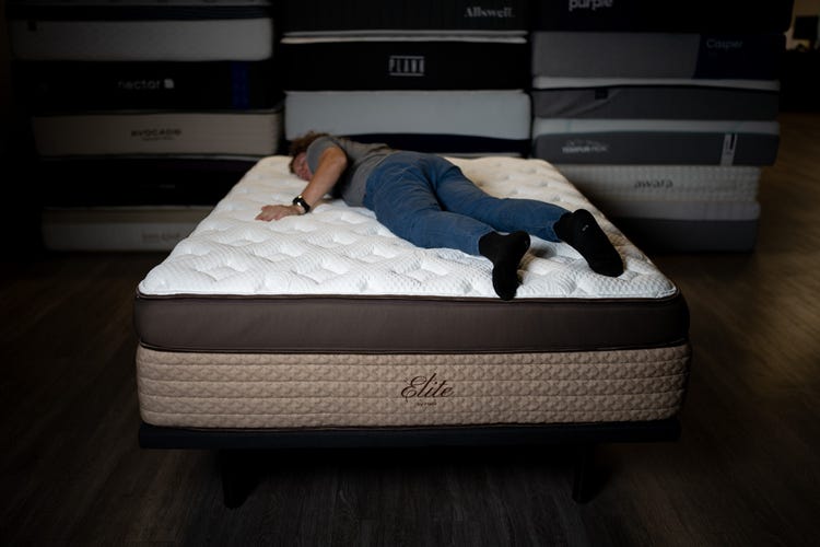 Helix Elite Mattress 2024 Stomach Sleeper 