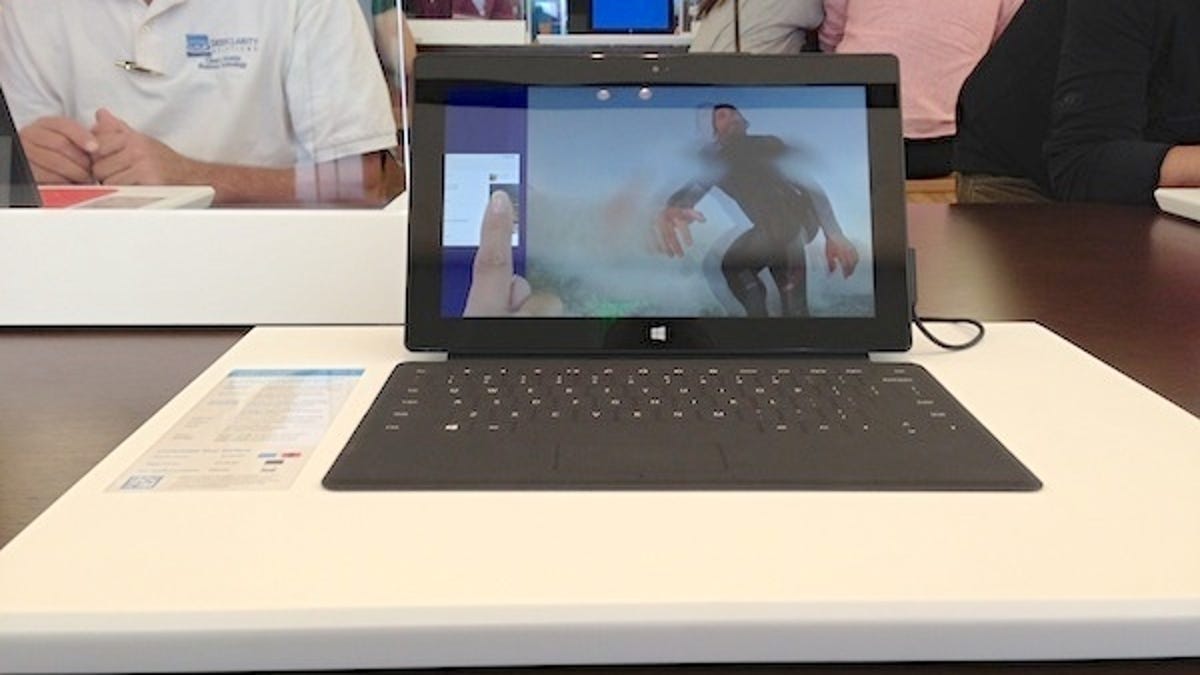 Microsoft Surface RT. The Surface Pro version goes on sale February 9. The CFO today reiterated that the lineup will grow.