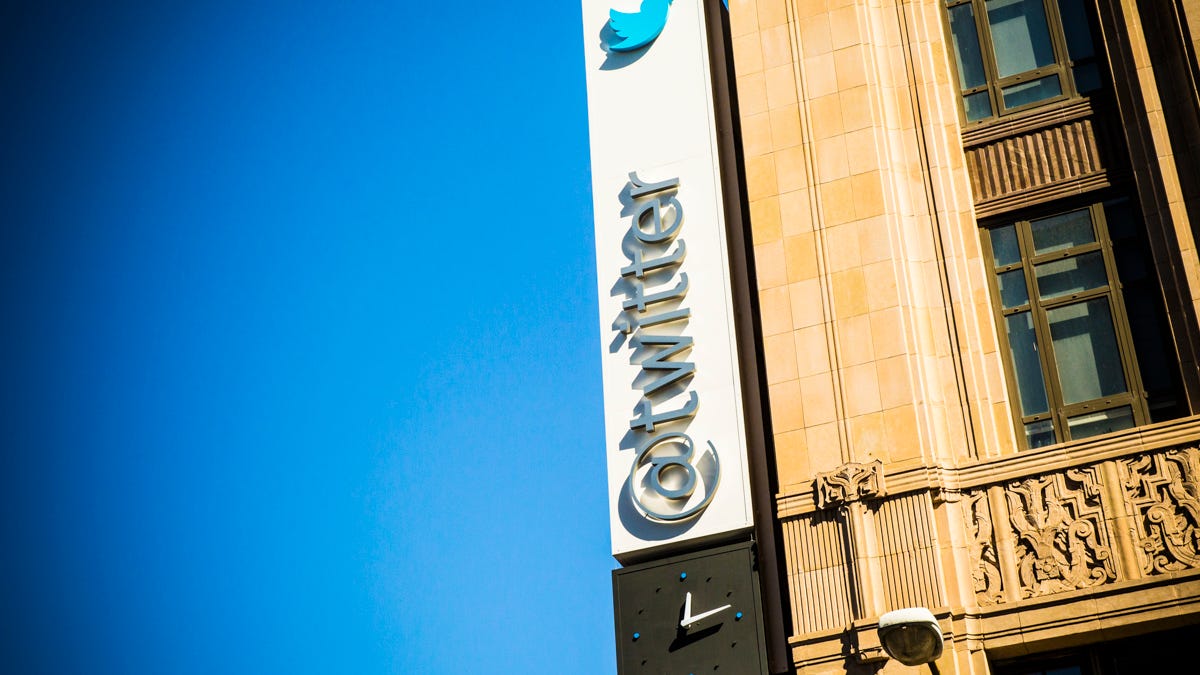 Twitter shown on a computer screen.