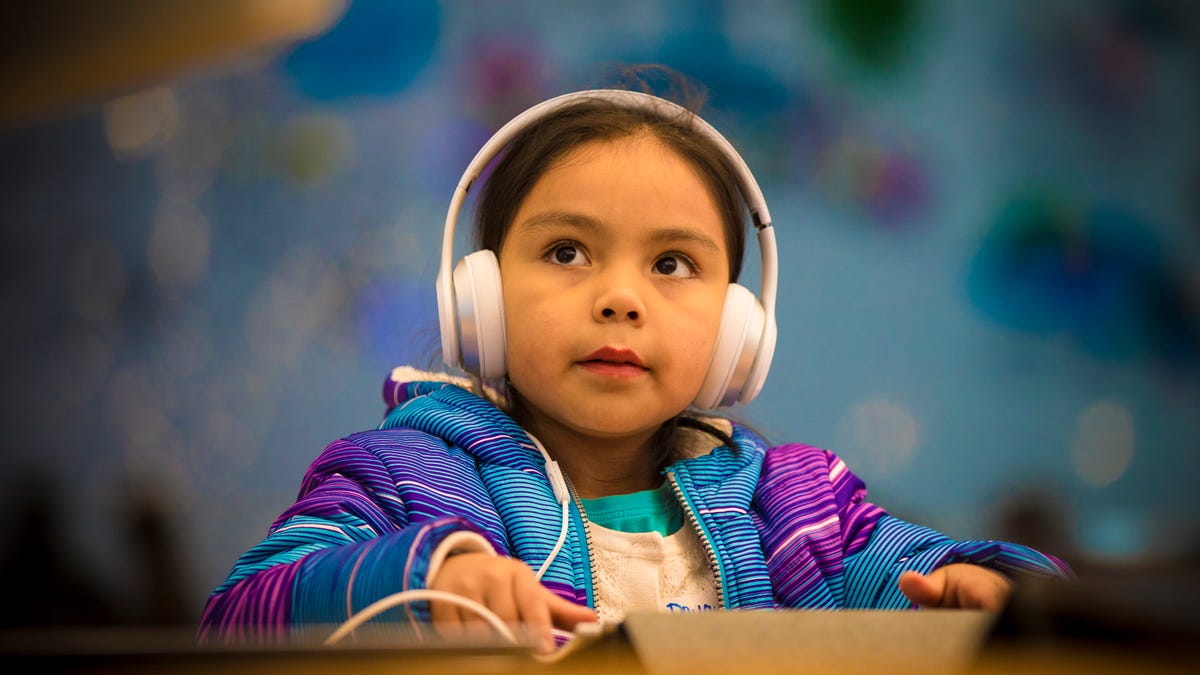 Apple has classes to help students learn how to do things like edit music and videos