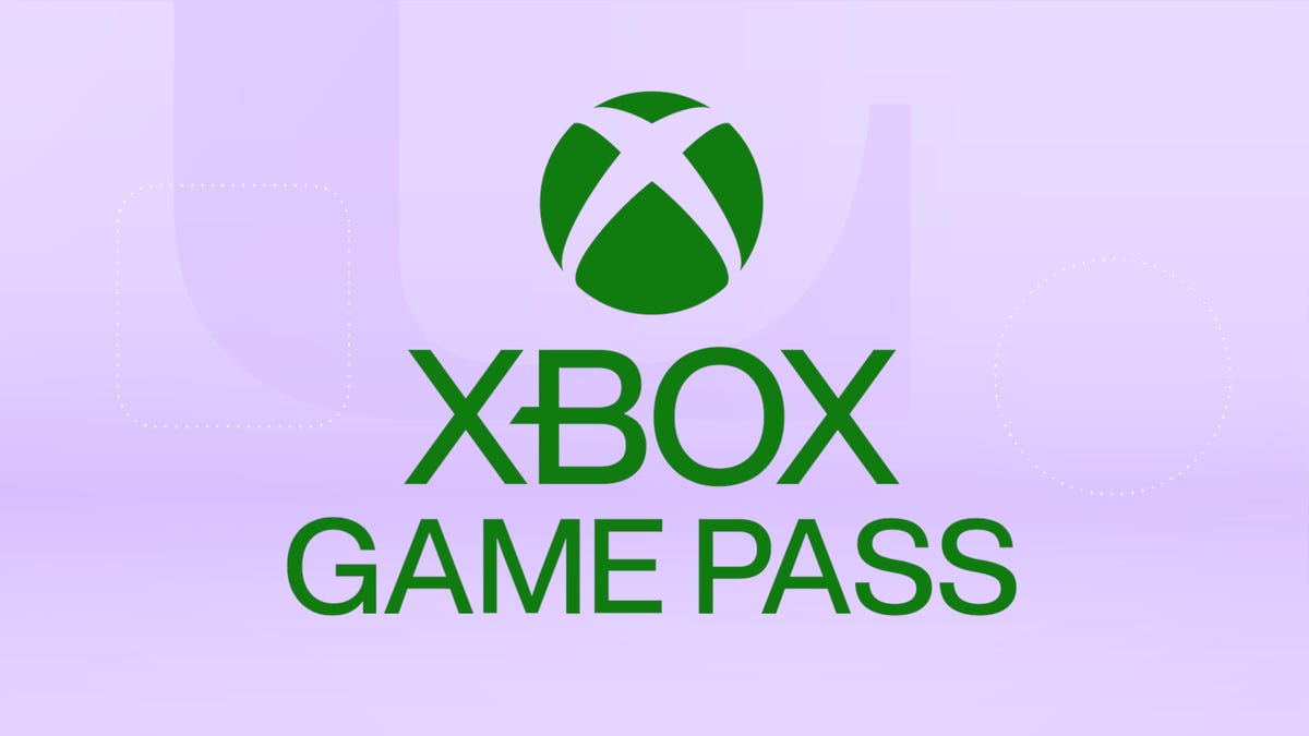 Shows the Xbox Game Pass logo on a lilac background.