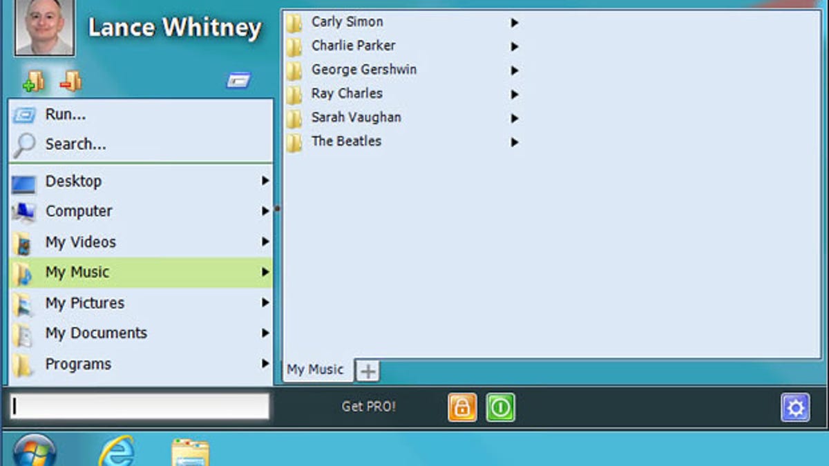 StartMenu7 can revive the traditional Start menu in Windows 8.