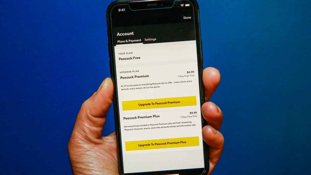 Peacock premium account monthly costs