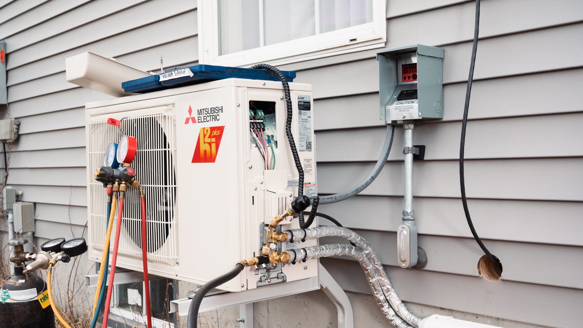 an electric heat pump