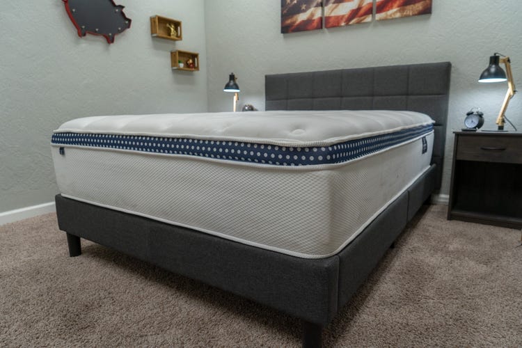 Close up of the Winkbed mattress