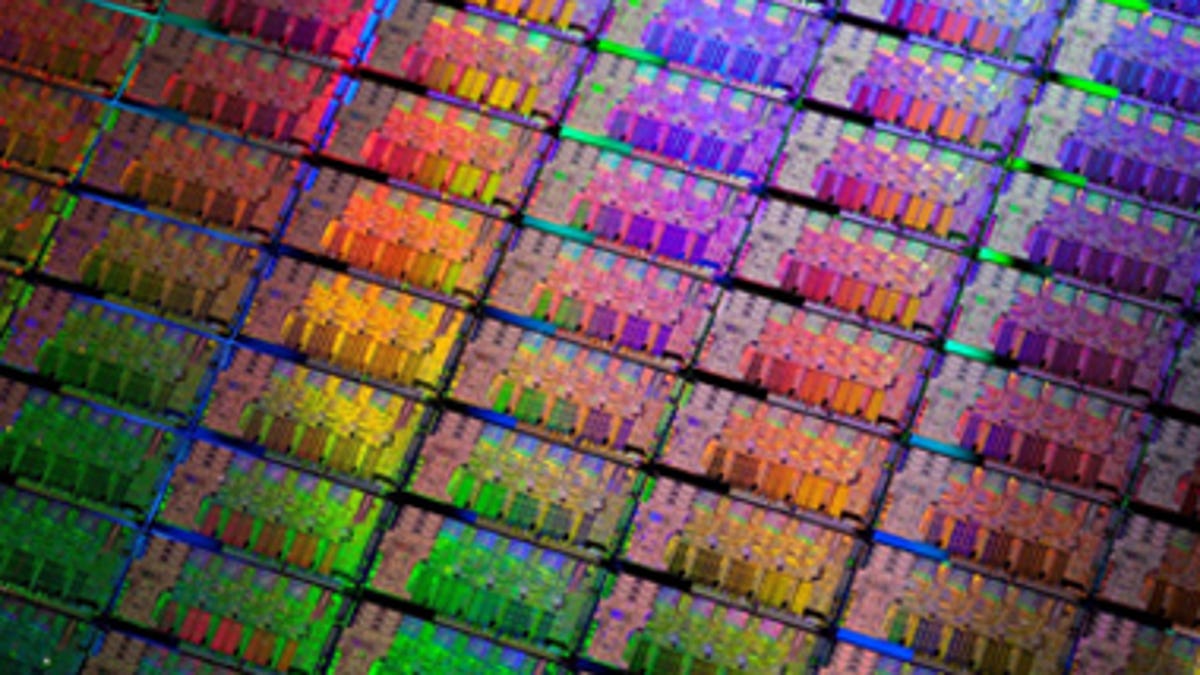 Here's a look at a Sandy Bridge wafer.