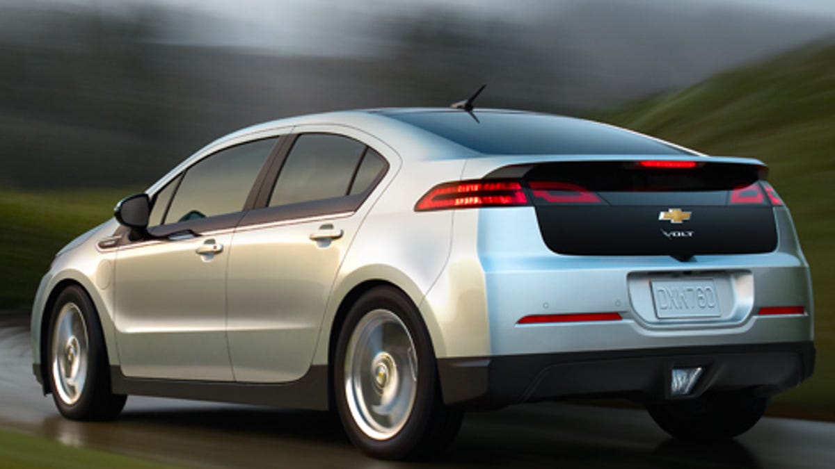 The Chevy Volt races to market.