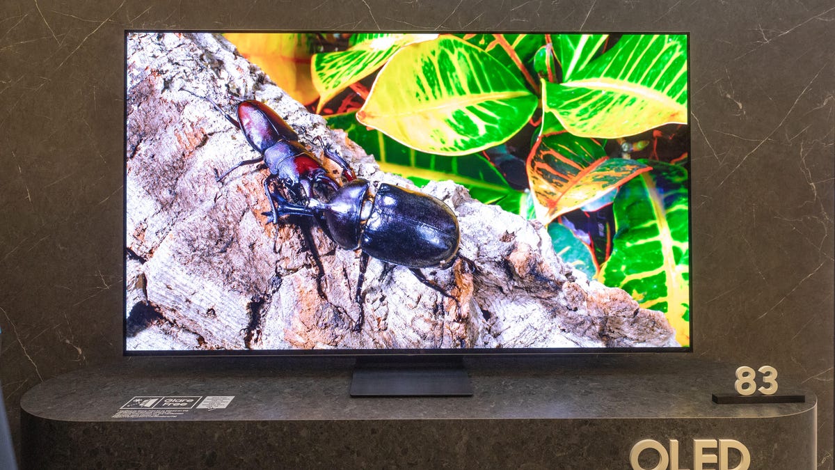 Samsung's OLED TV at CES 2025