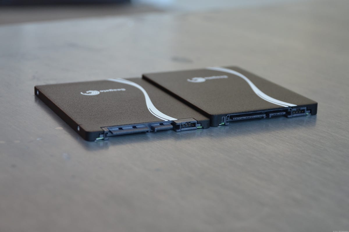 The 5mm and 7mm versions of the Seagate 600 SSD.