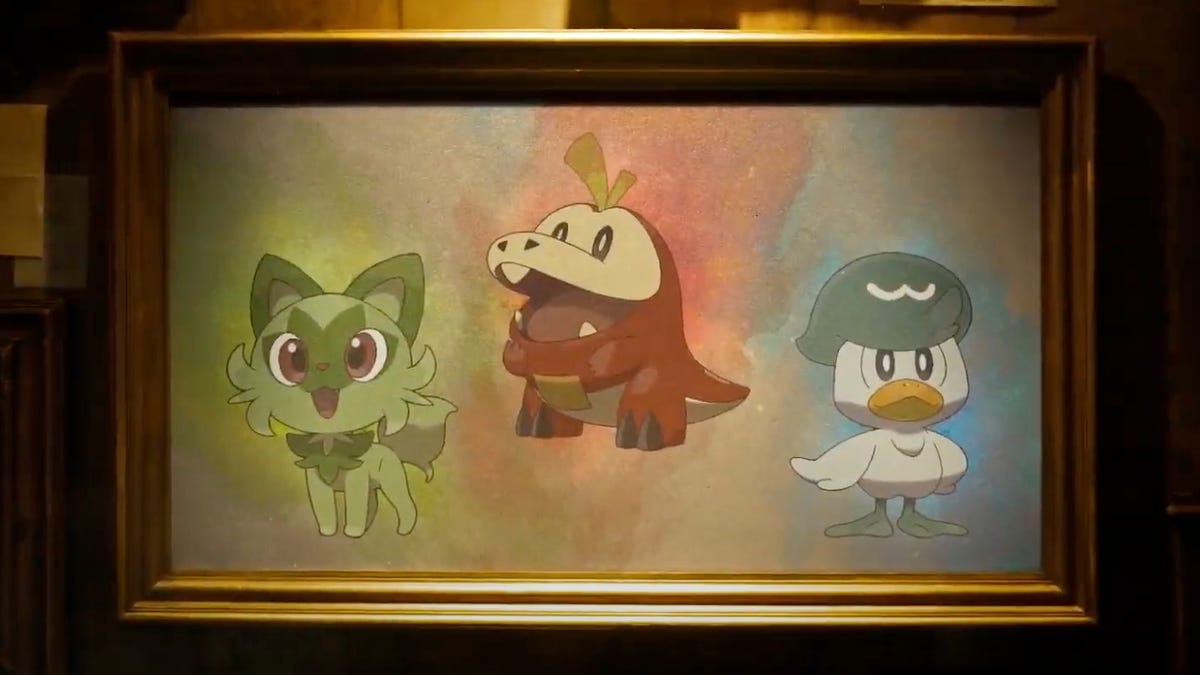 Pokemon Scarlet and Violet starters