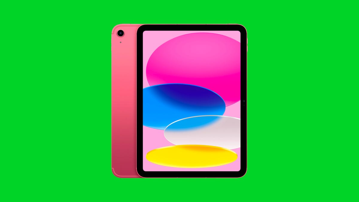 iPad 10th generation in pink