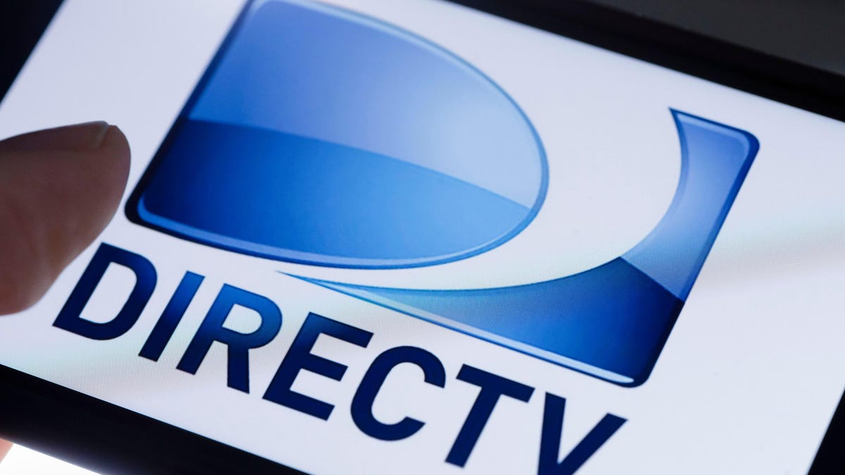 directv logo on a phone screen