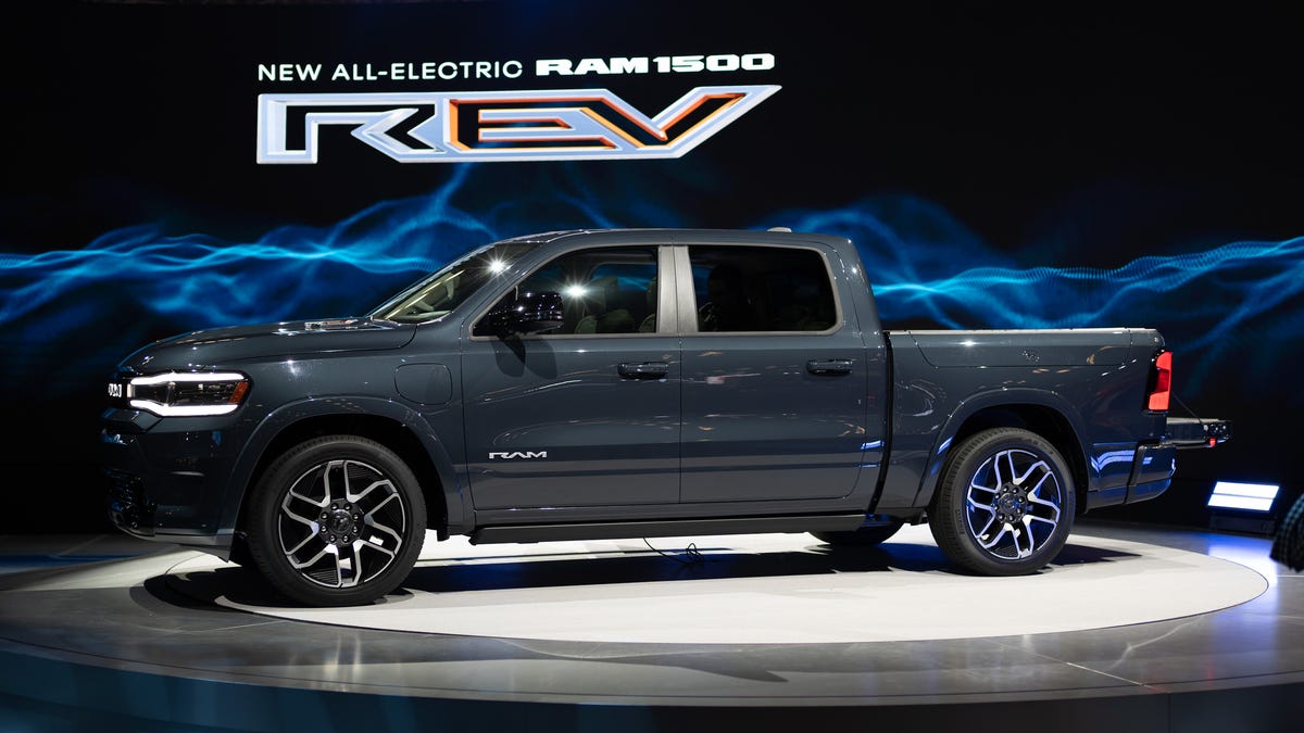 2025 Ram 1500 REV Tungsten at NY Auto Show