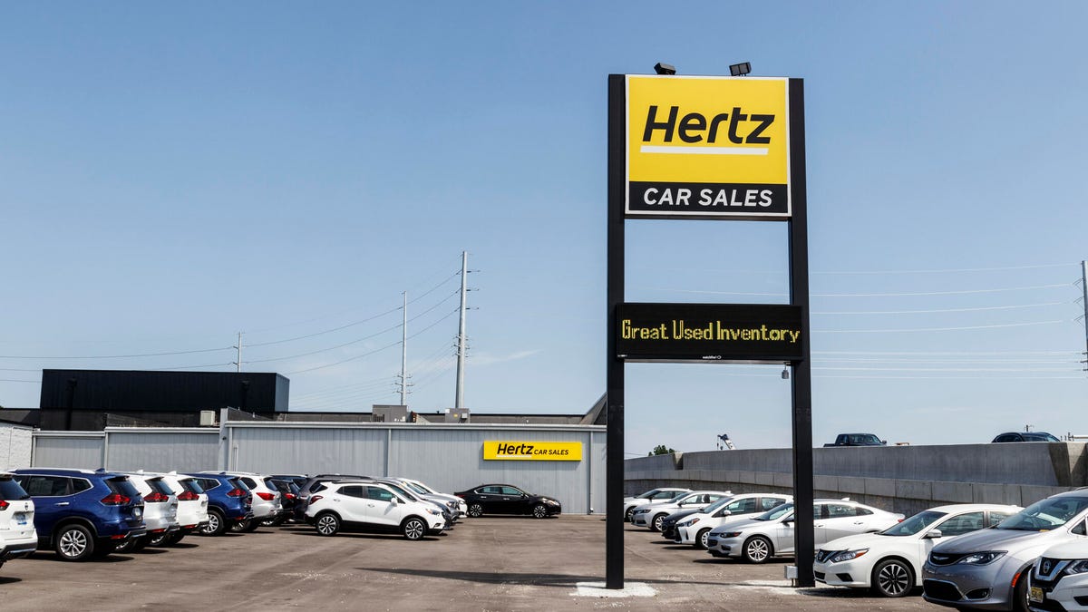 Hertz Car Sales dealership. Hertz sells used vehicles from their car rental flee