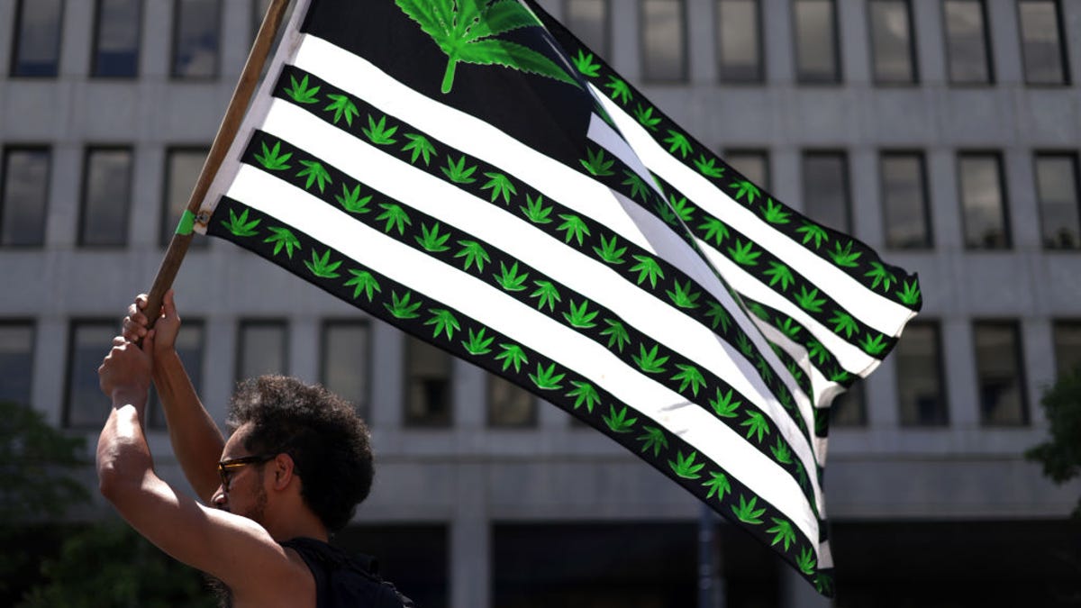 Marijuana flag