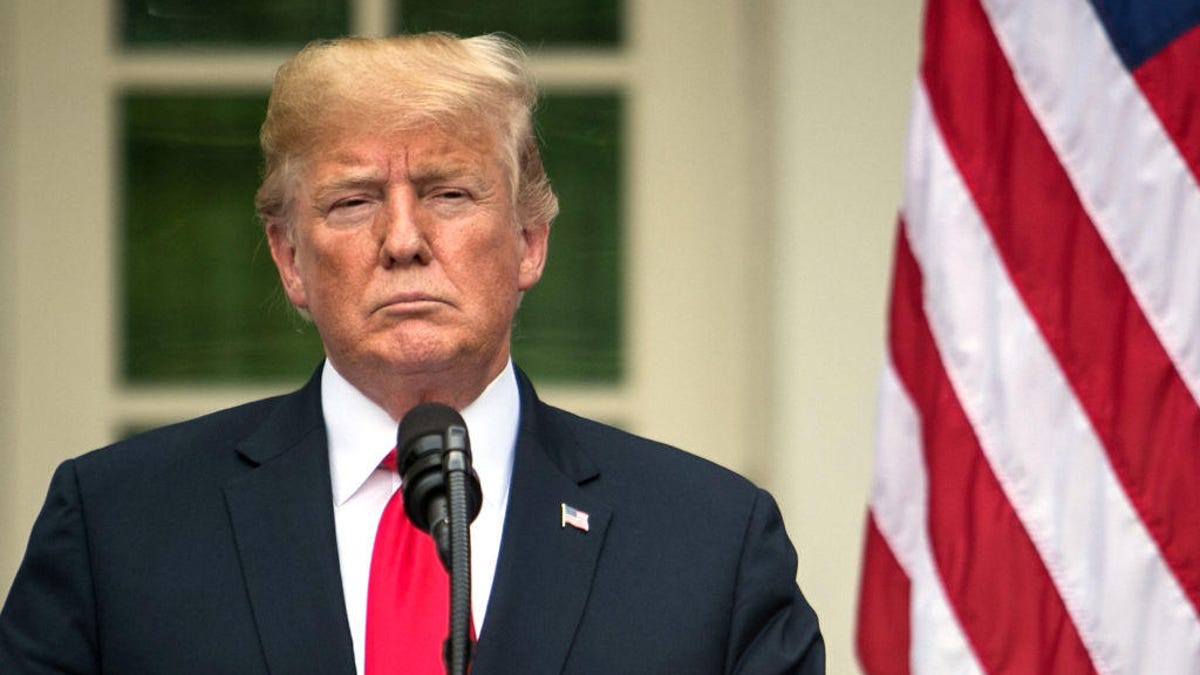 President Trump And European Commission President Jean-Claude Juncker Makes Statement In Rose Garden