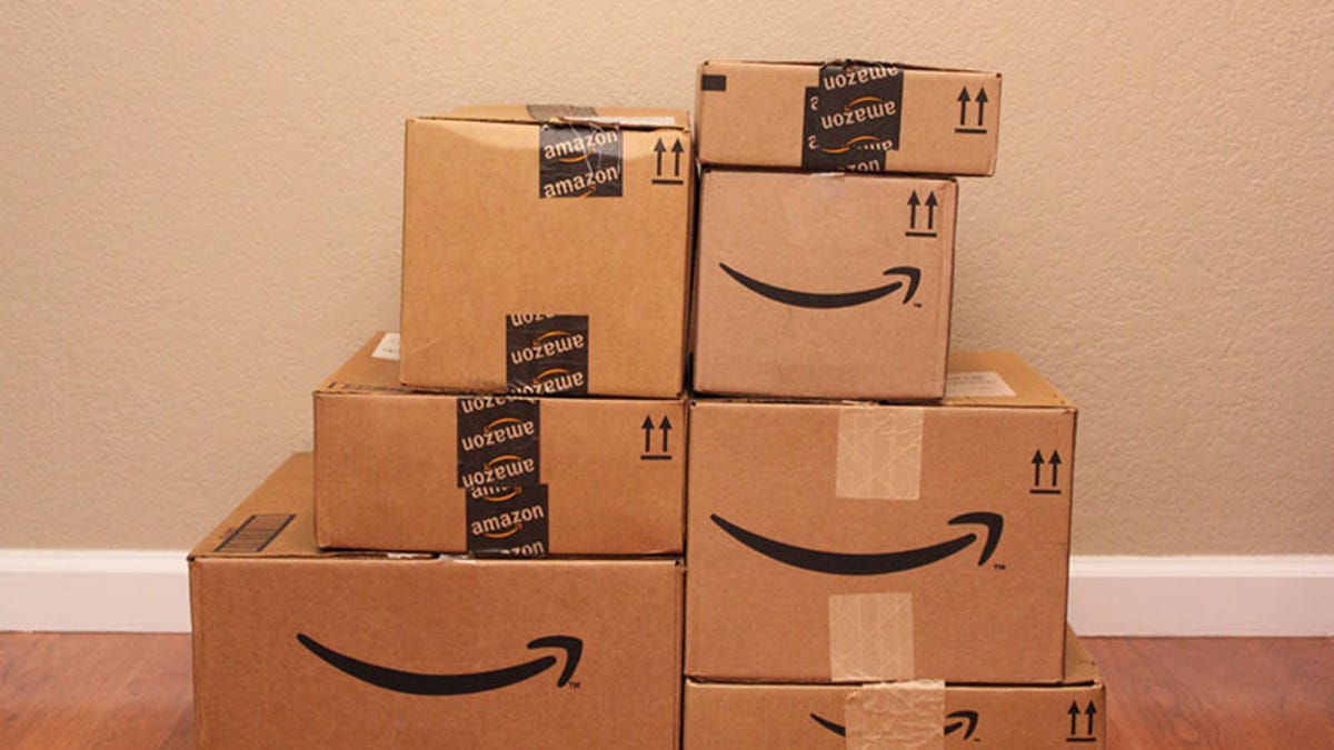 Amazon.com boxes