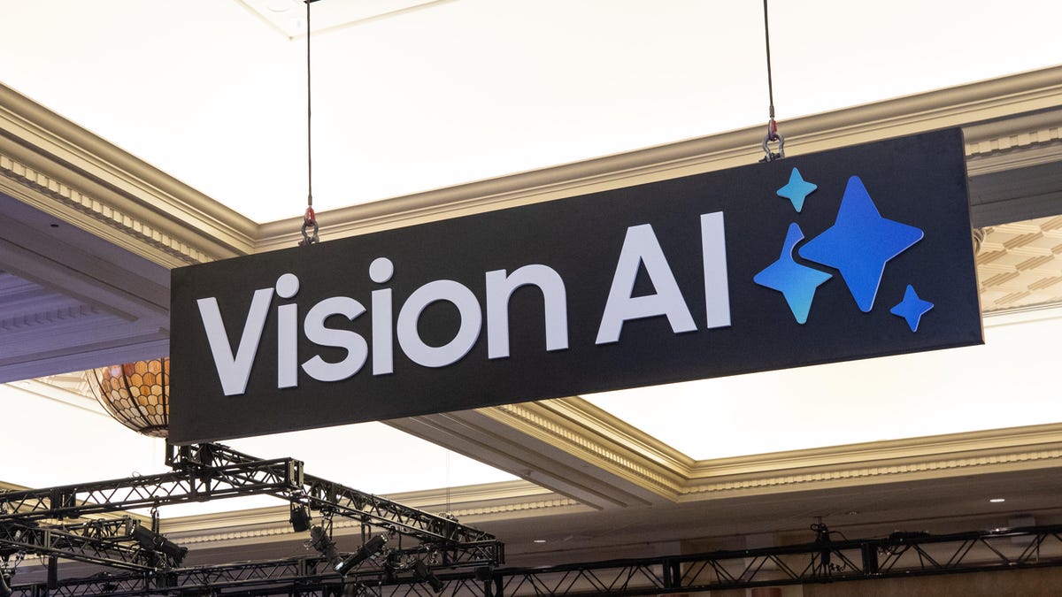 Samsung Vision AI sign at CES 2025