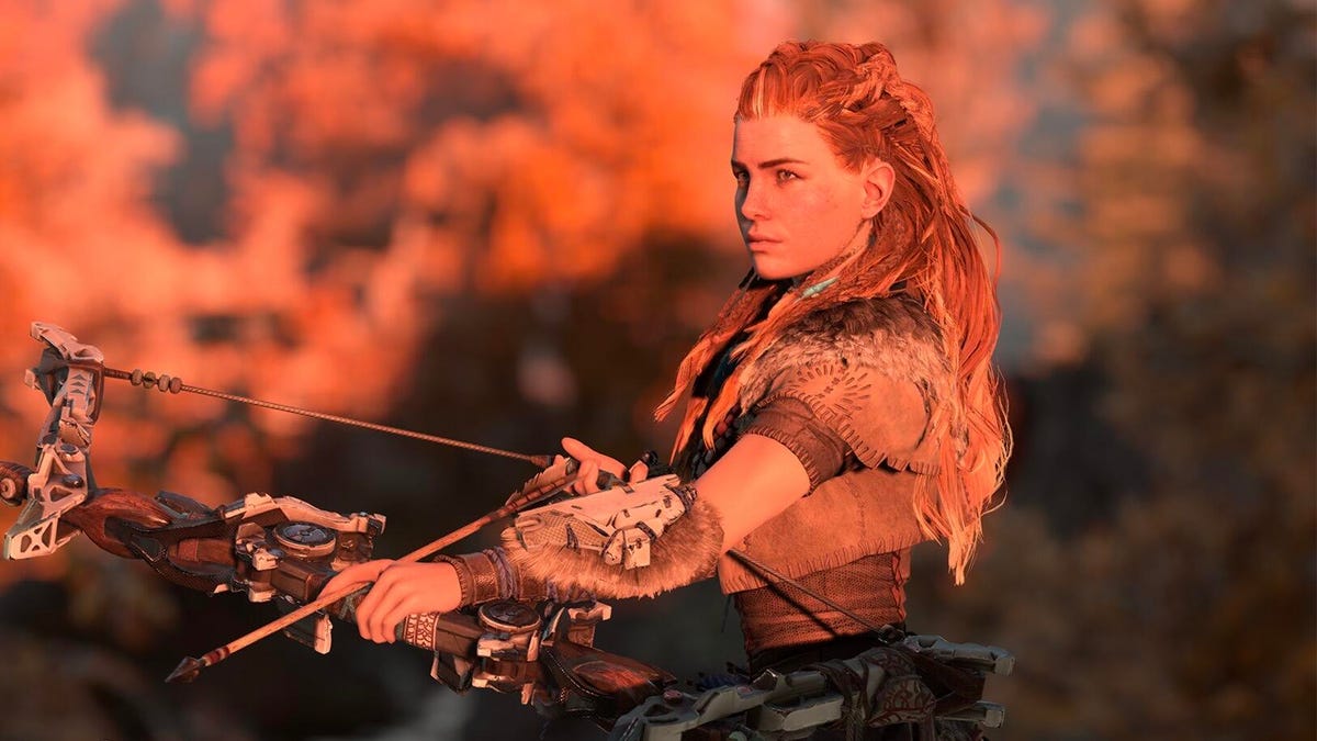 Aloy in Horizon Zero Dawn