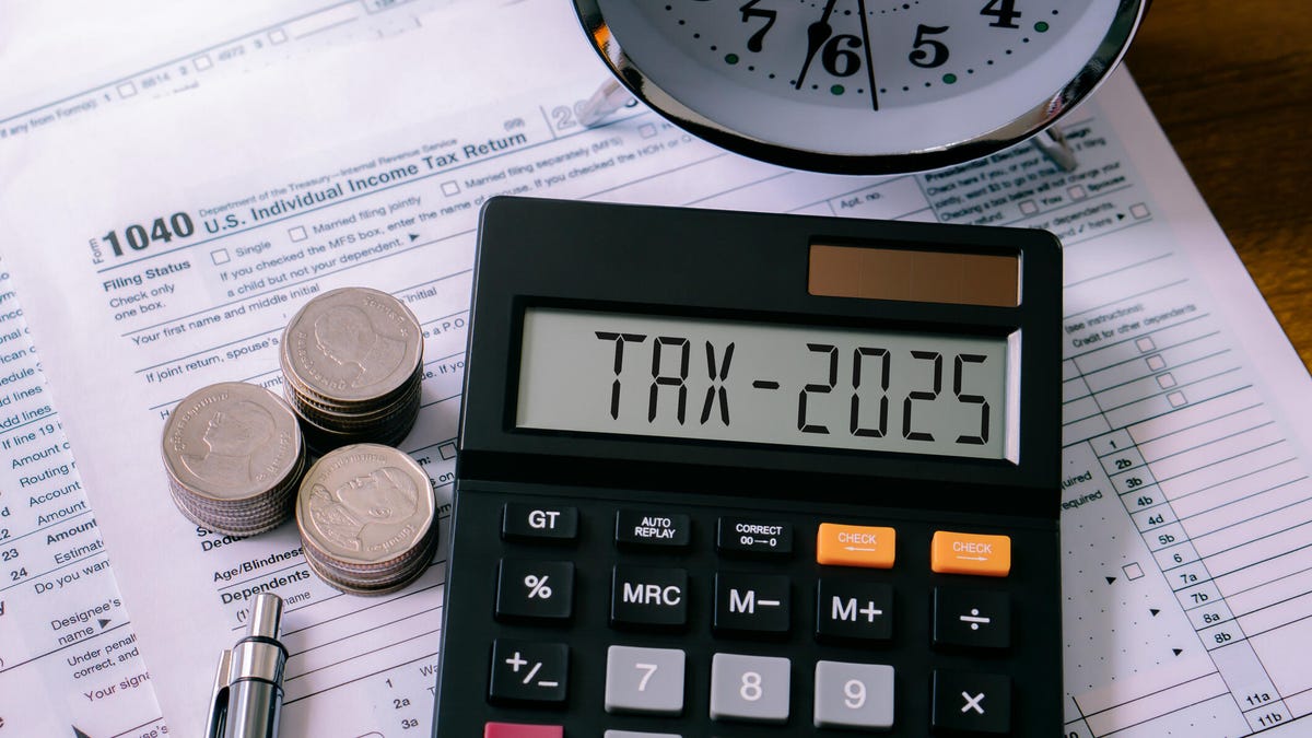 Tax documents and calculator